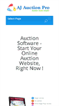 Mobile Screenshot of ajauctionpro.com